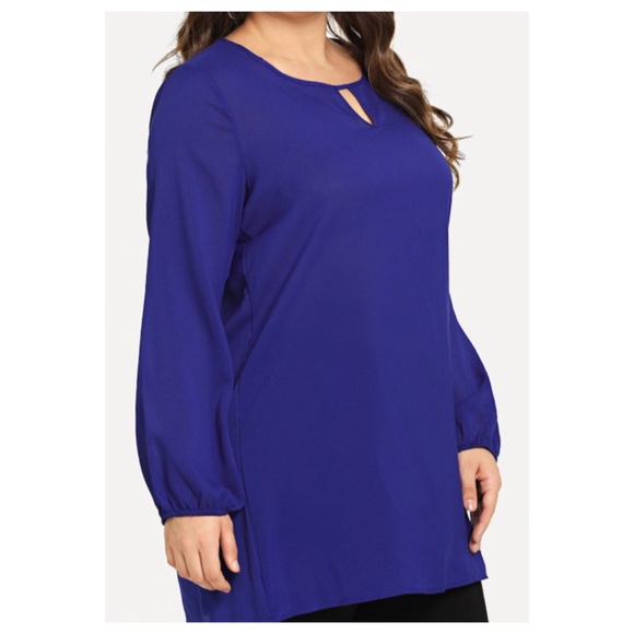 ➕Rounded neck long sleeve top - Picture 4 of 5